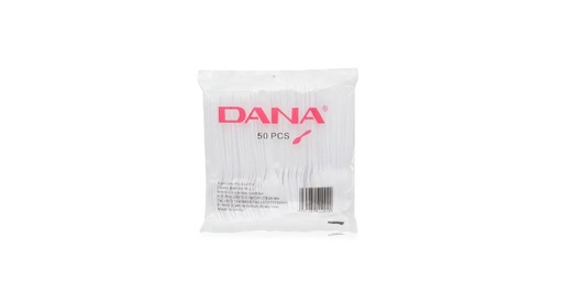 [124254] DANA WHITE PLASTIC SPOON 50PCS