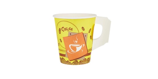 7OZ PAPER HOT CUP WITH HANDLE - TAKE A BREAK