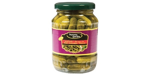 VICTORIA GARDEN PICKLES BABY CUCUMBER WITH DILL 370 ML