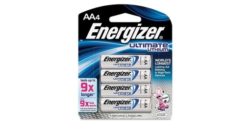 [130153] ENERGIZER LITHIUM-L91BP4-AA 2S