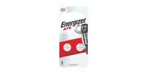 [130156] ENERGIZER A76 COIN BATTERY 2 PIECES