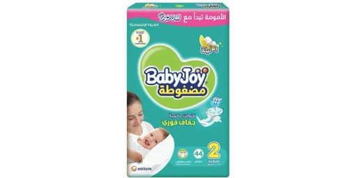 [134357] BABY JOY VALUE PACK SMALL NO. 2 PACK OF 44 DIAPERS