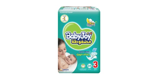 [134358] BABY JOY VALUE PACK MEDIUM NO. 3 - 34 DIAPERS