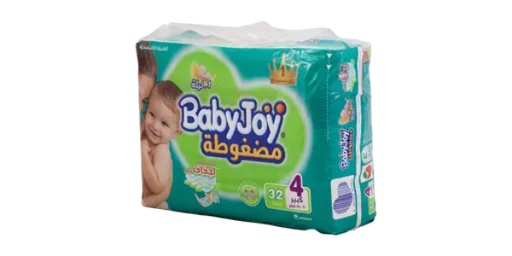 [134359] BABY JOY VALUE PACK LARGE NO. 4 - 32 DIAPERS