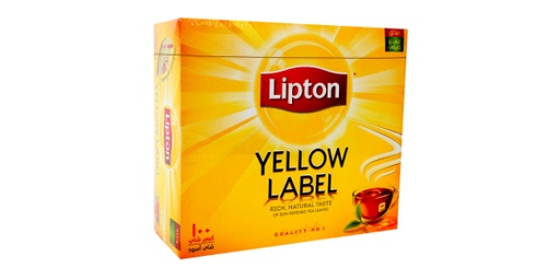 [128666] LIPTON YELLOW LABEL TEA 100 BLACK TEA BAGS