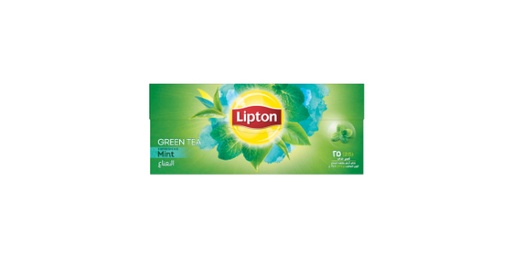LIPTON GREEN TEA MINT 25 ENVELOPE TEA BAGS