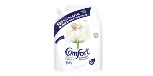 [134288] COMFORT CONCENTRATED BABY FABRIC CONDITIONER POUCH 1L