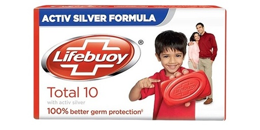 [127794] LIFEBUOY BAR SOAP, TOTAL 10, FOR 100 PERCENT STRONGER GERM PROTECTION AND HYGIENE, 160G
