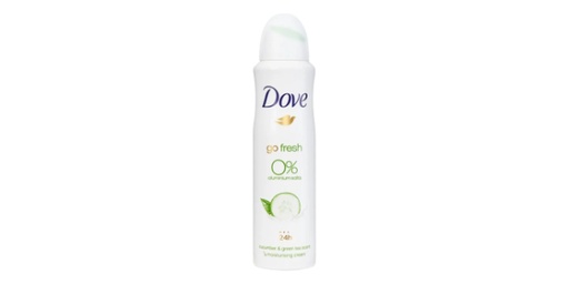 [134195] DOVE ANTIPERSPIRANT DEODORANT CUCUMBER & GREEN TEA 0% ALUMINIUM CUCUMBER 150ML