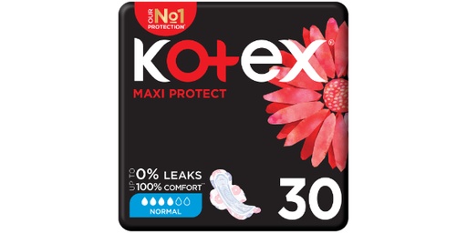 [111749] KOTEX MAXI NORMAL WITH WINGS - 30 SANITARY PADS