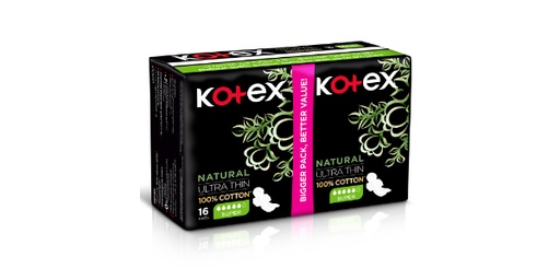 [154328] KOTEX ULTRA NATURAL SUPER 16 PCS