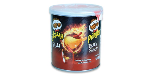 [113521] PRINGLES HOT & SPICY POTATO CHIPS 40G