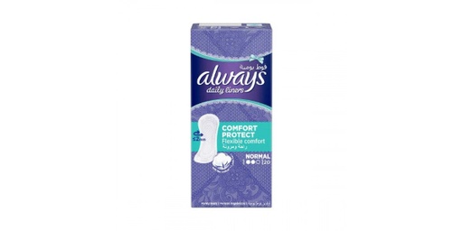 [111727] ALWAYS PANTY LINER COMFORT PROTECT NORMAL 20 PADS