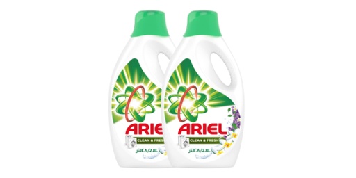 [147237] ARIEL POWER GEL LAUNDRY DETERGENT REGULAR 2X2.8 LTR