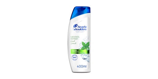 [112086] HEAD & SHOULDERS MENTHOL REFRESH ANTI-DANDRUFF SHAMPOO FOR ITCHY SCALP, 400 ML