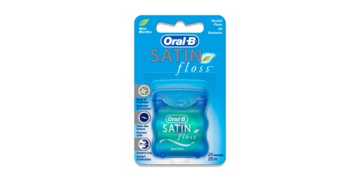 [112315] ORAL B SATIN DENTAL FLOSS 25M MINT