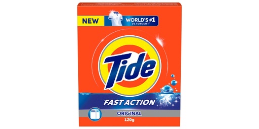 TIDE FAST ACTION ORIGINAL DETERGENT POWDER 120G