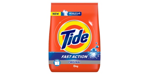 [154786] TIDE HIGH SET ORIGINAL DETERGENT POWDER 6KG, AUTOMATIC WASH