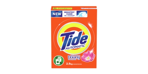 [154795] TIDE AUTOMATIC WASH CONCENTRATED LAUNDRY POWDER DETERGENT WITH THE ESSENCE OF DOWNY FRESHNESS, 2.5 KG
