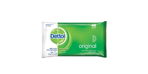 DETTOL ANTI BACTERIAL WIPES 40S