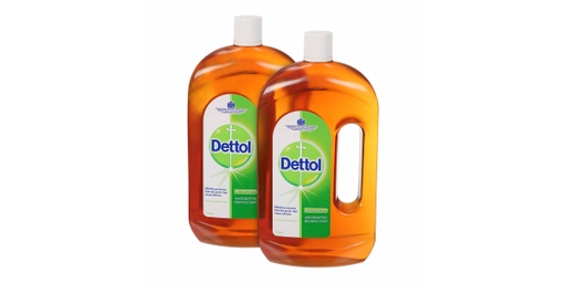 [129727] DETTOL ANTISEPTIC ANTIBACTERIAL DISINFECTANT LIQUID PACK OF 2 1LITERS