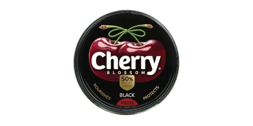 CHERRY BLOSSOM BLACK SHOE POLISH WAX - 40ML