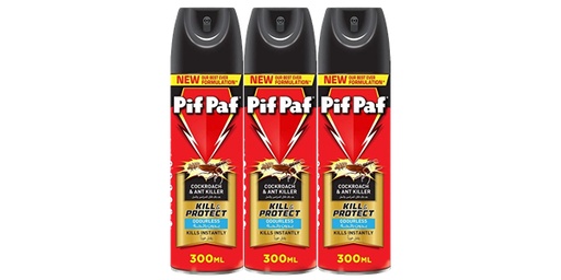 [148607] PIF PAF ODORLESS COCKROACH AND ANT KILLER 300 ML 2+1