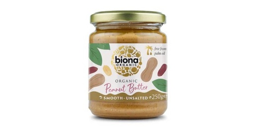 [119165] BIONA PEANUT BUTTER SMOOTH 250G