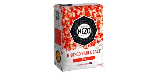 [121979] NEZO IODIZED SALT RED PACK 1KG