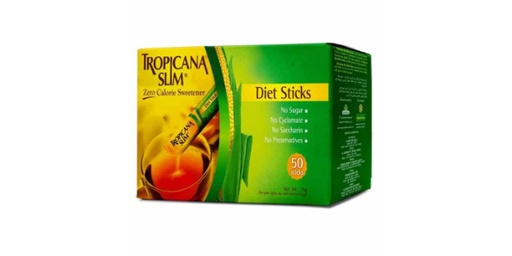 [124438] TROPICANA SLIM ZERO CALORIE SWTNER 50X75G
