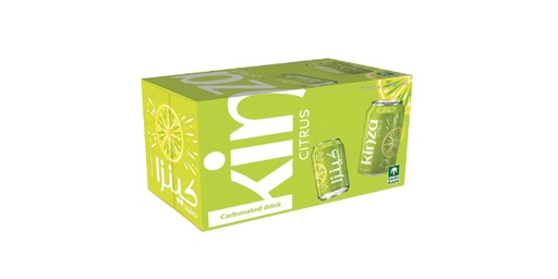 [156307] KINZA CITRUS CARBONATED DRINK 6X360ML PROMO PACK