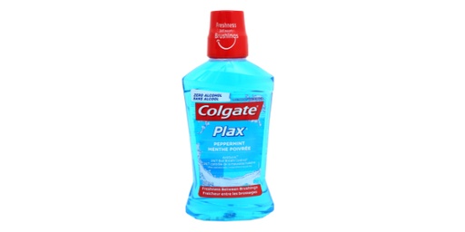 [112706] COLGATE MOUTH WASH PLAX PEPPERMINIT - BLUE 500ML             