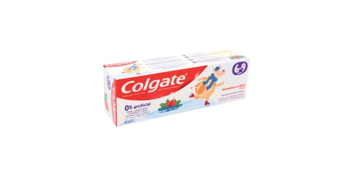 COLGATE TOOTH PASTE KIDS FREE FROM 6-9 STR-MNT 60 ML  