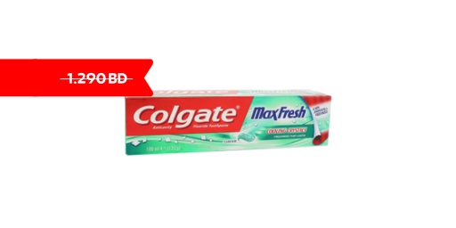 [112638] COLGATE MAX FRESH TOOTH PASTE CLEANMINT 100ML ( Discounted From 1.29 )