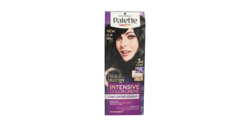SCHWARZKOPF PALETTE INTENSIVE COLOR CREME 1-0 BLACK 100ML