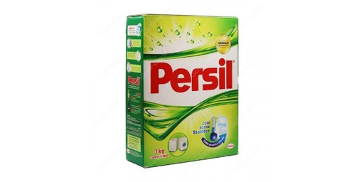 [114725] PERSIL DETERGENT POWDER FRONT LOAD LOW FOAM GREEN 3KG