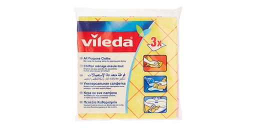 [111606] VILEDA ALLPURPOSE CLOTH 3 PCS.