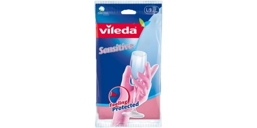 [111640] VILEDA GLOVES SENSITIVE LARGE