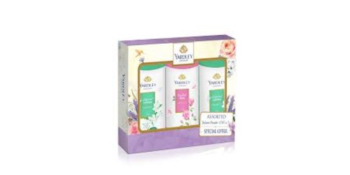 YARDLEY ASSORTED TALC 125G @ 2+1 FREE / SPECIAL OFFER      