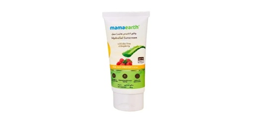MAMAEARTH HYDRAGEL INDIAN SUNSCREEN WITH ALOE VERA & RASPBERRY 80ML
