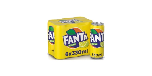 FANTA CITRUS CAN 6 X 330ML