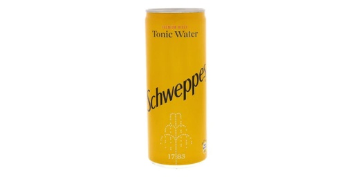 [120490] SCHWEPPS TONIC WATER CAN 250ML 