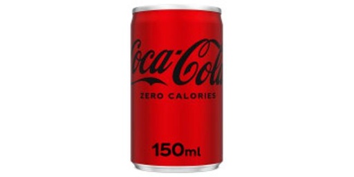 COCA COLA ZERO CAN 150ML 