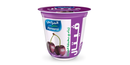 [111343] ALMARAI YOGHURT VETAL LAYERED BLACK CHERRY 140G