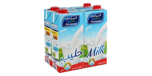 [120647] ALMARAI MILK FULL FAT 1L SCREWCAP WITH VITAMIN 4 X 1L