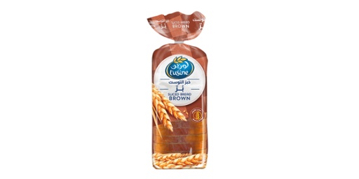 [114320] LUSINE BREAD SLICED BROWN 600G