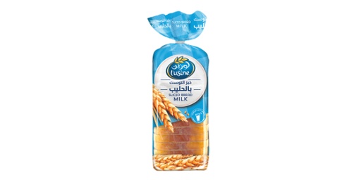 [114323] LUSINE BREAD SLICED MILK 600G