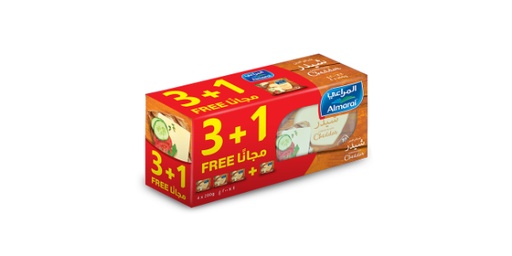 [139945] ALMARAI CHEDDAR CHEESE SLICES 3+1 X 200G