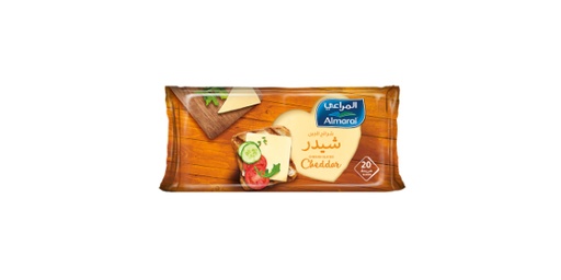[111225] ALMARAI CHEDDAR CHEESE SLICES 400G 