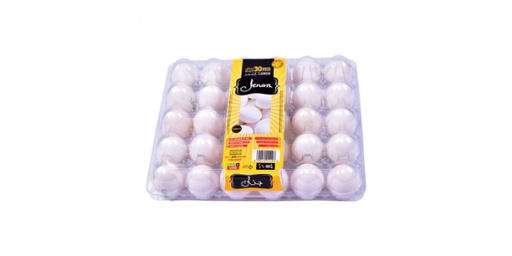 [146448] JENAN WHITE LARGE EGGS 1X30PCS